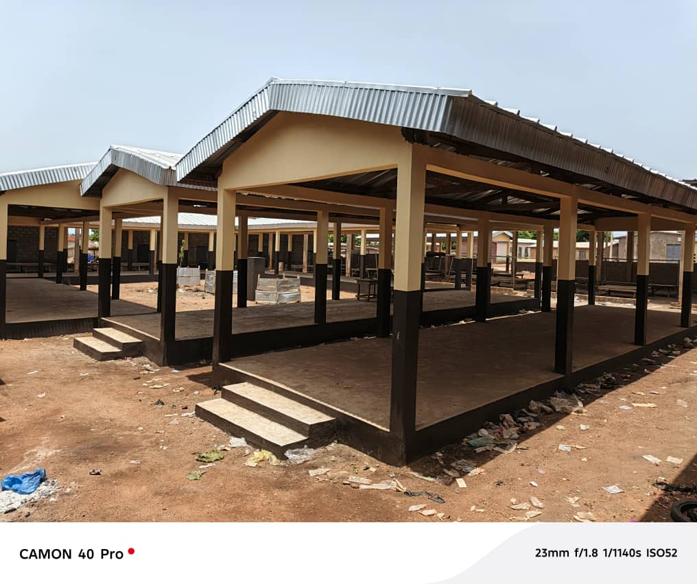 Construction d'un marché couvert — Sokoro (Kabadougou, COSO) — vue 2