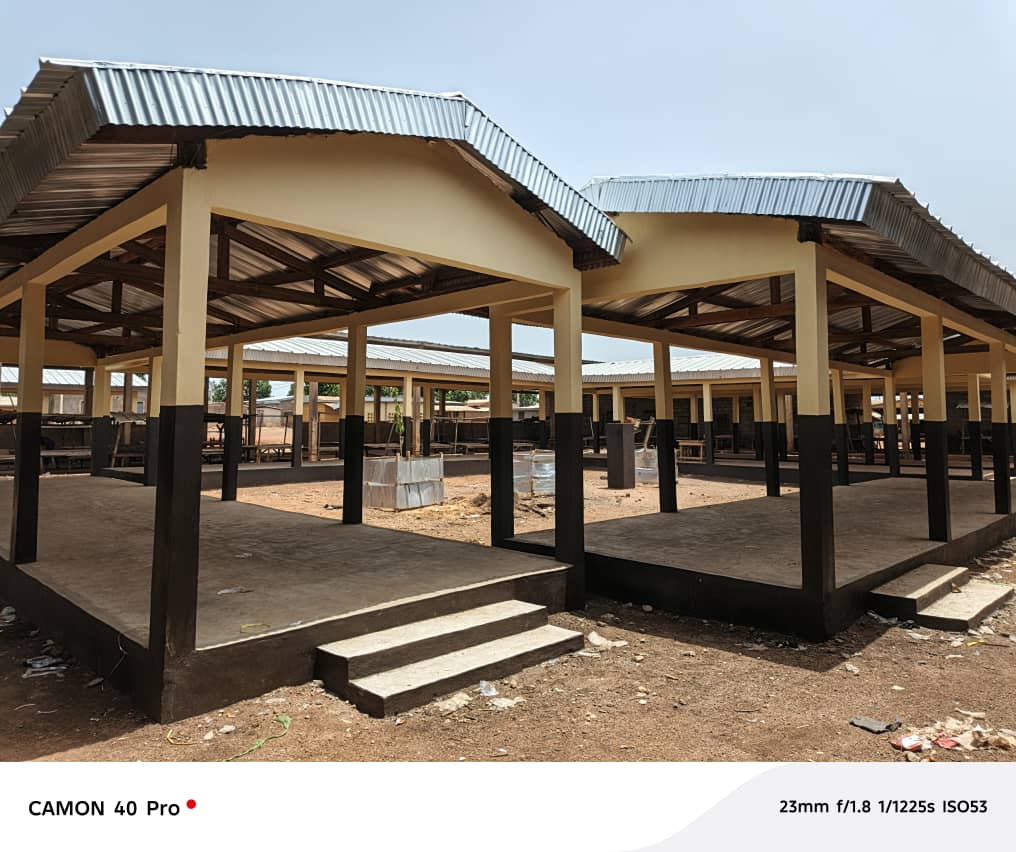 Construction d'un marché couvert — Sokoro (Kabadougou, COSO) — vue 3