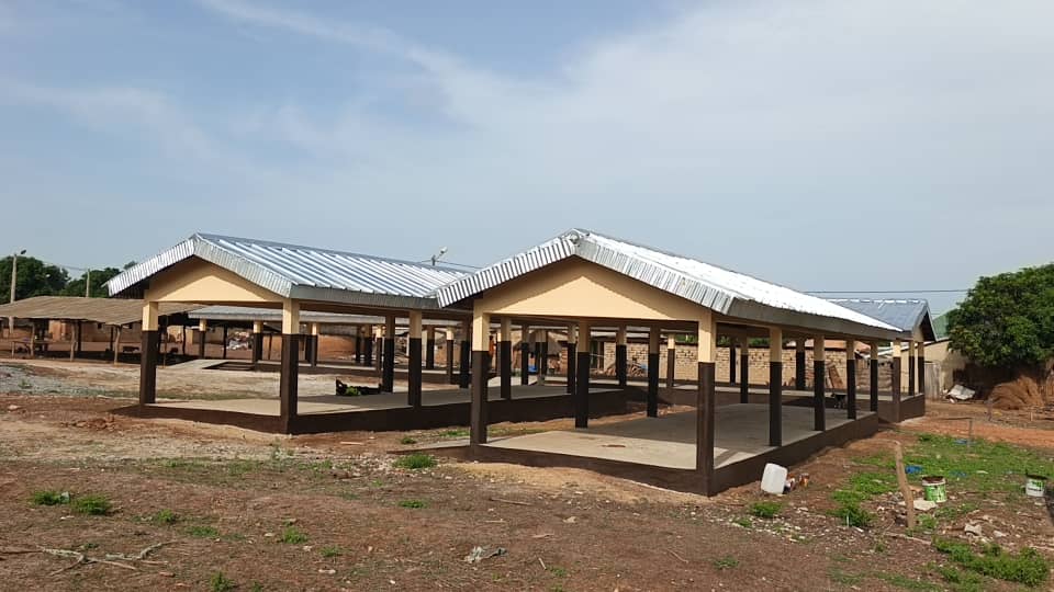 Construction d'un marché rural — Farala (Kabadougou) — vue 13