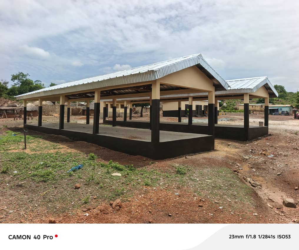 Construction d'un marché rural — Farala (Kabadougou) — vue 6