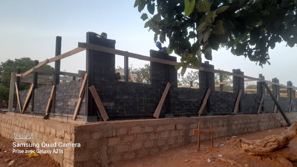 Construction de 5 classes, 2 bureaux et latrines — UNICEF (Boundiali, Bagoué) — vue 1